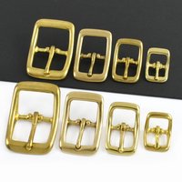 2/4/5Pcs 13/16/20/25mm Solid Brass Buckles Men Belt Buckle Webbing Tape Metal Pin Clasp Bag Strap Adjuster Hook DIY Accessories