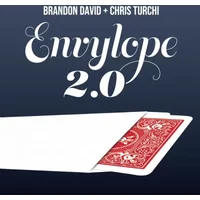 Envylope 2.0 by Brandon David & Chris Turchi Magician Gimmick Close Up Porps Street Illusions Magic Tricks Comedy Mentalism