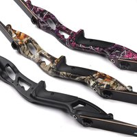 17" JUNXING F179 Recurve Bow Riser Aluminum Alloy Square Takedown Archery Hunting Target shooting