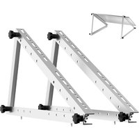 Premium 22in Adjustable Solar Panel Stand, Tilt Mount Bracket with Complete Hardware for Multi-scene Installation