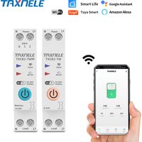 1P + N WIFI Smart Switch Energie Meter KWh Metering Überwachung Leistungsschalter Timer Relais MCB TUYA Smart Leben 110VAC 230VAC