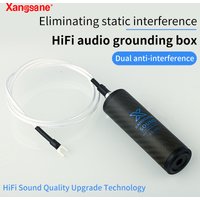 High fidelity carbon fiber electronic black hole hifi grounding box hifi power amplifier CD decoder speaker box ground box