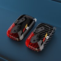 Carbon ABS Protection Case for Lexus CT200h ES 300h IS250 GX400 RX270 RX450h RX350 LX570 3 4 Buttons Key Cover Fob