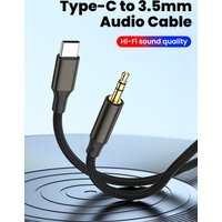 Type-C to 3.5mm Car Audio Adapter Connecting Mobile Phone Aux Braided Audio Cable Digital Signal for iphone15 Samsung Devices