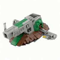 961pcs MOC My SW Slave 1 Star Battle Model Building Blocks Construction Toy Christmas Gifts DIY Creative Idea Education Birthday