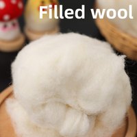 DIY Wool Felt Material Cotton Candy Wool Doll Toy Core Pillow Filling Material Home Sewing Craft Supplies Pillow Kit