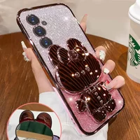 Rabbit mirror bracket Case for Samsung Galaxy A56 A36 A16 A06 A55 A35 A25 A15 A05 S A54 A34 A24 A14 A04 Seismic protective shell
