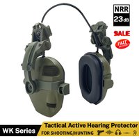 Outdoor Shooting Earmuffs Tactical Airsoft Headset Electronic Hearing Protector Active Noise Reduction Hunting Headphone