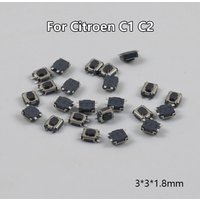 10/20/50PCS Micro switch for Peugeot 307 308 citroen triumph Car Remote Control Key Tatile button Tactile Swatter button 3*3*1.8