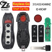 Zz-KeyMaster For ID49 PCF7945P 315/433/434MHzSmart Car KeyCar model 2010-2018 Panamera Macan Cayenne 718 911 Boxster KR55WK50138