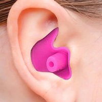 1 Pair Waterproof Soft Earplugs Silicone Portable Ear Plugs Swimming Accessories Soft Portable Dust-Proof Ear Plugs With Diving
