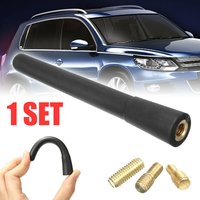 1 Set Universal Car Antenna 9.7cm Length Car Roof Mini Radio Antenna With Screws For Ford Peugeot Opel ect Car Styling Decor