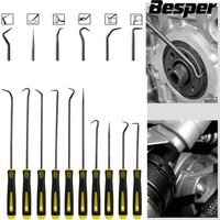 10/4PCS Pick and Hook Set, Precision Automotive Hook, Car Auto Oil Seal/O-Ring Seal Gasket Mini Precision Hooks Puller Remover