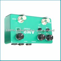 AMP TURBO 2-in-1 Guitar Effect Pedal Boost Classic Overdrive Effects True Bypass Full Metal Shell Guitar Accessories-A86Z
