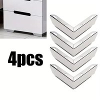 4PCS Simple L-Shaped 2-In-1 Furniture Leg Bedside Table Support Leg For Sofas Beds Tables Hardware Furniture Accessories
