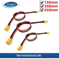 150mm 300mm 450mm XT60 14AWG Male Female Extension Cable Battery Connector Soft Silicon Wire for RC Model Aircraft Spare Parts