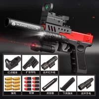 Desert Eagle GG17 oft ullet Toy Gun hell Ejection Outdoor Foam Darts Pistol Airsoft Gun With ilencer For Kid Adult