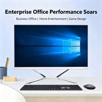 22 Inch Core I7 CPU 8G DDR4 256G 512SSD All in One PC Desktop Computer WiFi Blue-tooth Speaker with Keyboard and Mouse
