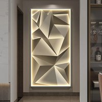 Entrance Decorative Wall Painting Lamp Living Room Background Wall Light Luxury Mural Light Corridor Hanging Abstract Painting