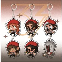 Clair Obscur Expedition 33 6cm Red Cap Chibi Acrylic Keychain Game Pendant Bag Charm Collectible Gift for Game Fans