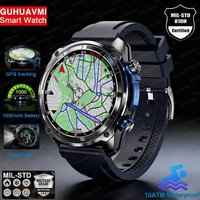 2026 Men GPS New Offline Map Smart Watch 10ATM Waterproof 4GB Route Navigation Clock 1000mAh Battery Outdoors Military Watches