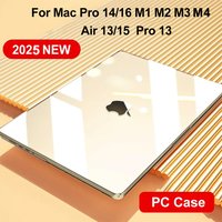 Laptop Cases For Macbook Pro 14/16 Pro/Max M5 Chip 2026 Case ,For Macbook Air 13.6 M5 M4 M3 M2 2026-2022 Cover,Crystal Clear