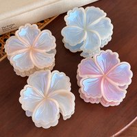 Hot New Arrival: Colorful Glittering Cabbage Flower Hair Clip Beach Vacation Style Back-of-Head Hair Accessory