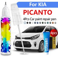 Car Paint Repair Pen For 2004-2025 KIA PICANTO Paint Scratch Repair Accessories 4PCS White UD Yellow 50L Red SQ Black 9B Blue