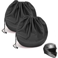 Black Helmet Bag Motorcycle Helmet Cover For Storage & Carrying, 3 Sizes Lightweight Hockey Football Helmet Bags With Drawstring
