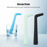 Hiccup Relief Straw for Children & Adults, Safe Quick Hiccup Stop Helper Drinking Straw