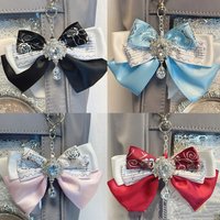 Lolita Backpack Bow Pendant Versatile Ribbon Anime Pain Bag DIY Pendant Decoration Two-Dimension Gift For Friends