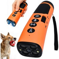 2026 New Upgrade 4X Ultrasonic Dog Bark Deterrent Device, 4 Nozzles Portable Training Aid For Barking & Unwanted Behaviors, 3