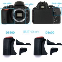New 3pcs A set of Body Decorative Leather Rubber Hand Grip Side Thumb Skin For Nikon D5500 D5600 Camera Repair Accessories