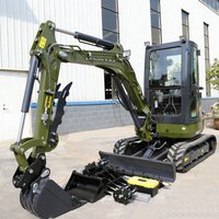 2,5-Tonnen-Minibagger, 2-Tonnen-EPA-EURO5-Dieselmotor, Minibagger, Landwirtschaftlicher Neuer Kleiner Bagger, 1,8-Tonnen-Maschine, Preis nach Maß