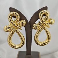 Big Statement Earrings Female Fashion Jewelry for Party Stylish Gold Color Accessories for Women High Quality