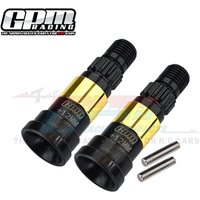 GPM for Traxxas 1/6 XRT 1/5 X-MAXX 8S RC Car Upgrade Accessories Metal Steel Front Rear Lengthened 12mm CVD Head Stub Axle 7768