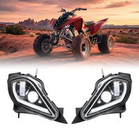 KEMIMOTO ATV LED-Scheinwerfer für Yamaha Raptor 700 700R YFZ450R YFZ450 YFZ450X Wolverine 450 2006-2026 DRL Blinkerleuchten
