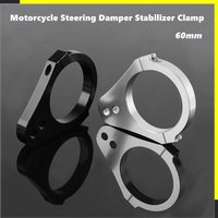 Motorcycle Steering Damper Stabilizer Clamp Mounting Adapter Bracket Universal damper fixed code 60MM