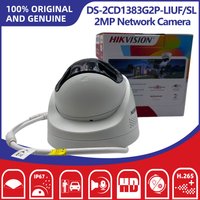 Hikvision DS-2CD1383G2P-LIUF/SL 8MP 180° Dual Lens Wide Angle IP Camera Two-Way Audio Smart Hybrid Light IP67 Outdoor Security C