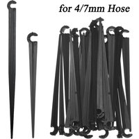 Garden 1/4" Hose 11cm 20cm Holder Stakes Watering Hose Fixed Stems Holder Bracket 4/7mm Drip Irrigation Pipe Inserting Ground