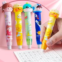 Cartoon-shaped Eraser Pupils Can Press The Pencil Eraser for Children's Crumb-free Girl's Lovely Eraser