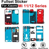 For Xiaomi 11 Lite Ultra 12 Pro Mi 11Pro 12Pro Fullset Sticker Back Cover + Rear Camera And Front LCD Adhesive Glue Replacement