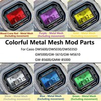 Polarized Film + Color Metal Mesh Parts Red Screen Color Mod For Casio DW5600 GW-M5610 GW-B5600 GMW-B5000 Blood Hawk Watch Dial