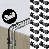 Self Adhesive Cable Organizer Clips ABS Wire Manager Cord Holder Desktop Workstation USB Charging Data Line Bobbin Winder