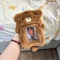 Fashion Multifunctional Photocard Case Bear/Rabbit/Chick Photo Card Holder Cute Cartoon Cards Sleeve Gift