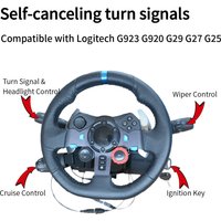 For Logitech G29 G27 G920 G923 Racing Simulator Steering Wheel Turn Signal Headlight Wiper Switch Cruise Control Ignition Key