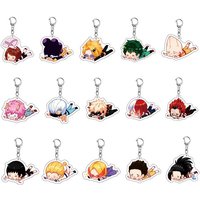 My Hero Academia Anime Acrylic Keychain Jewelry Fans Key Chain Related New Products Creativity Friends Gift Bag Charms Souvenir
