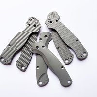1 para rękojeści noża ze stopu tytanu do noży składanych Spyderco C81 Para 2