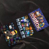 Cartoon R-Robloxs Game Anime Spend Or Save Funny Shell On Off Ultra Thin No Fade Sticker Skin Cover Film For Debit Credit Card