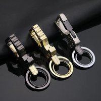 1Pcs Durable Multi-functional Key Chain Bottle Opener Carabiner Keyholders Metal Key Ring for Men Women
